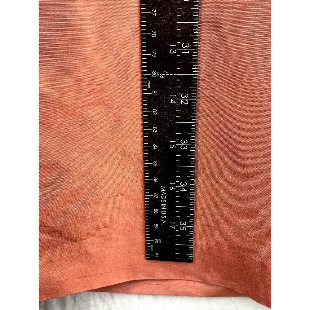 NWT Talbots Silk Shantung Sleeveless Dress in coral, size 10P - Picture 11 of 11